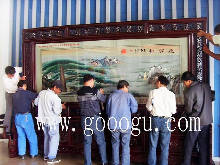 雙面繡屏風(fēng)，刺繡屏風(fēng)，落地屏風(fēng)